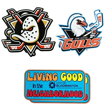 3" x 3" Brand Die Cut Decal Stickers